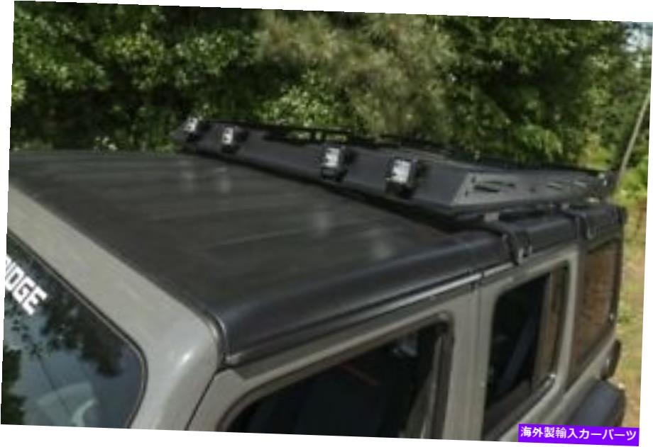 ルーフキャリア バスケット付きの頑丈なリッジルーフラック18-20ジープラングラーJL 4DRハードトップ Rugged Ridge Roof Rack with Basket fits 18-20 Jeep Wrangler JL 4Dr Hardtops