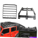 ルーフキャリア フックロードルーフラックバスケット +ベッドカーゴラックキャリアフィット20-22ジープ剣闘士 Hooke Road Roof Rack Bas...
