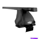 ルーフキャリア トヨタのC-HR 2018-2022 Rhino-rack Euro 2500ブラックルーフラックシステム For Toyota C-HR 2018-2022 Rhino-Rack Euro 2500 Black Roof Rack System(2)