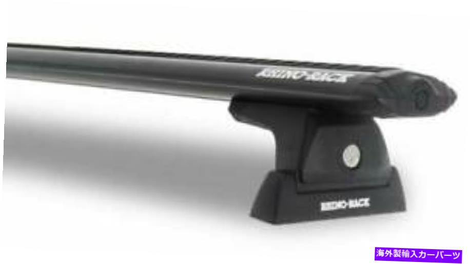 ルーフキャリア Rhino Rack 05-16フィットランドローバーLR3 LR4 4DR VORTEX RLT600 BLACK 2BARルーフラック Rhino Rack 05-16 Fits Land Rover LR3 LR4 4dr Vortex RLT600 Black 2Bar Roof Rack