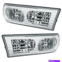 フォグライト 07-09 AcuraMDXクリアバンパーフォグドライビングライトランプアセンブリ左&右 For 07-09 Acura MDX Clear Bumper Fog Driving Lights Lamp Assembly Left & Right(2)
