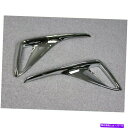 フォグライト トヨタのChr C-HR 2017-2020リアフォグライトランプカバートリムクロムABS For Toyota CHR C-HR 2017-2020 Rear Fog Light Lamp Cover Trim Chrome ABS(2)