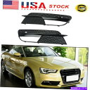 tHOCg +EOʉop[tHOCgJo[AEfBA5 2012-2016ubNpO Left+Right Front Lower Bumper Fog Light Cover Grille For Audi A5 2012-2016 Black