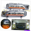 フォグライト 2PCS LH&RH LED SUVフォグランプライトDRLフォードエッジ2011- 2014ターンシグナル 2PCS LH & RH LED SUV Fog Lamp Light DRL For Ford Edge 2011 - 2014 Turn Signal(2)