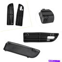 フォグライト ペアL+Rフロントフォグライトカバー低いグリルグリルフィット1999-05 VW Jetta/Bora Mk4 Pair L+R Front Fog Light Cover Lower Grille Grill Fit 1999-05 VW Jetta/Bora MK4(2)