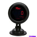 タコメーター カーユニバーサル2 52mmブラックシェルデジタルレッドLEDタチョゲージRPMポッドホルダー Car Universal 2 52mm Black Shell Digital Red LED Tacho Gauge RPM Pod Holder