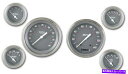 タコメーター クラシックインストゥルメントSGシリーズSpeedo Tach SG01SLC 6ゲージセット曲線ガラス Classic Instruments ...
