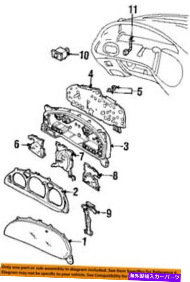 タコメーター Ford OEM-Tachometer F8DZ17360AA FORD OEM-Tachometer F8DZ17360AA(2)