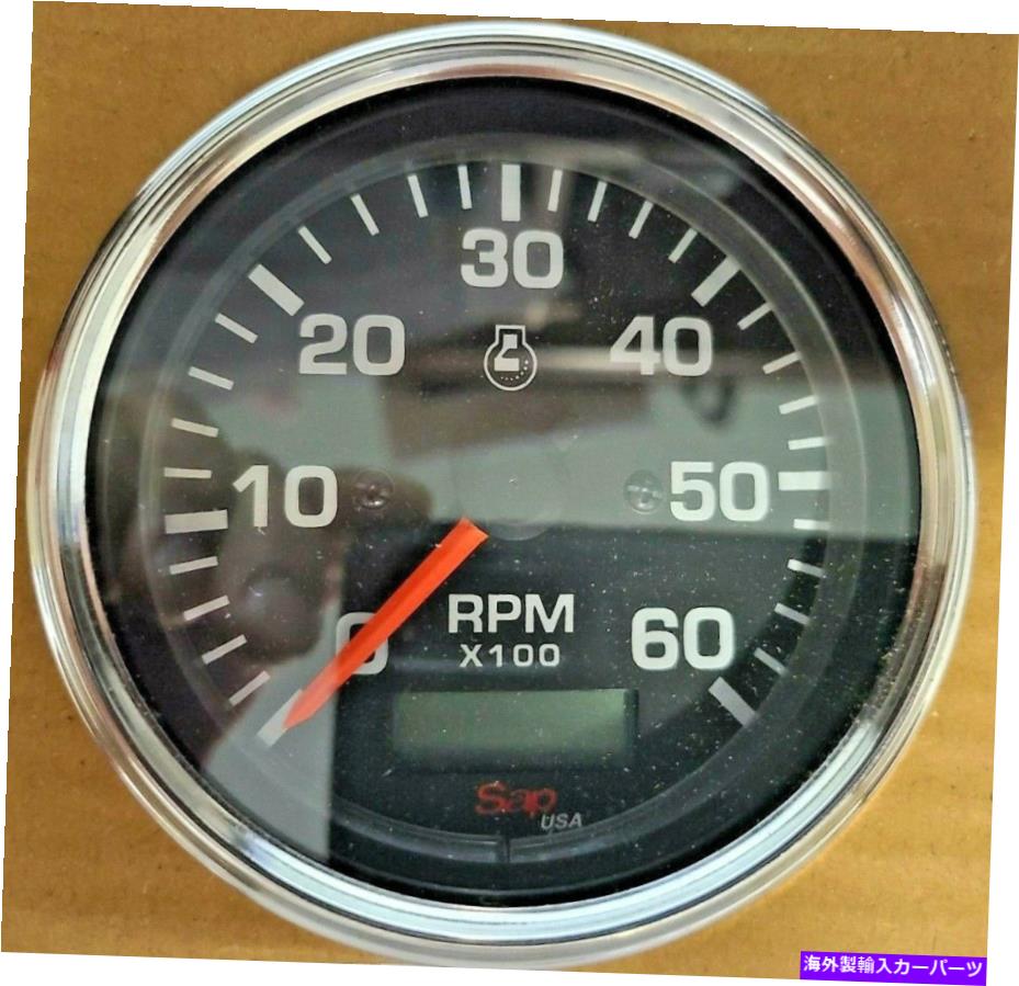 ᡼ ᡼᡼ŵ0-6000 rpm12/24ܥ85mmȥåѥܡȿ Tachometer Hour Meter Electric 0-6000 RPM, 12/24 Volt 85mm for Trucks Boats NEW