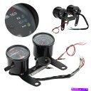 タコメーター オートバイ走行距離計スピードメータータコメーターLEDデジタルゲージメーター0-13000 rpm Motorcycle Odometer Spe...