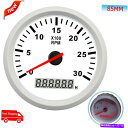 タコメーター 85mmタコメーター3000 rpm時間メーターディーゼルエンジントラックボート用タコメーター 85mm Tachometer 3000 RPM ...