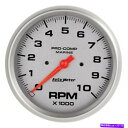 タコメーター Autometer 200801-33 Silver Marine Silver Ultraタコメーターゲージ10000RPM Autometer 200801-33 Silver Marine Silver Ultra Tachometer Gauge 10000RPM