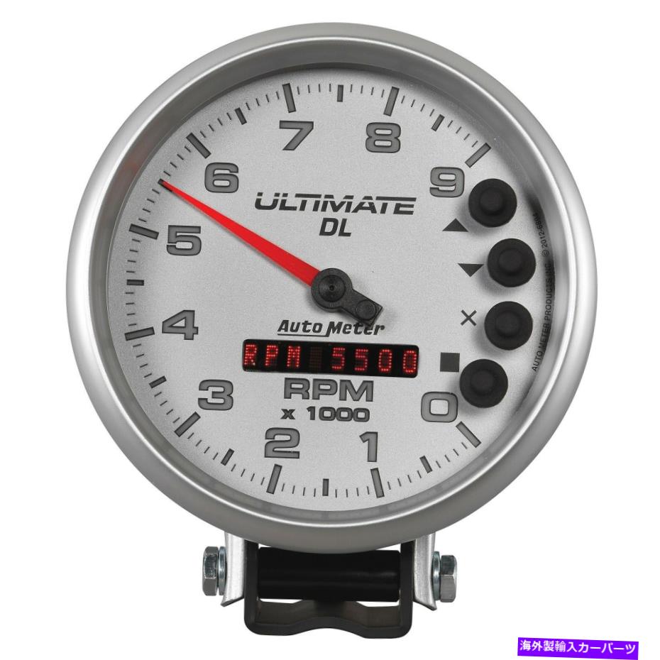 タコメーター 自動車6894究極のDL再生タコメーター5 "9000 rpmシルバー Autometer 6894 Ultimate Dl Playback Tachometer 5" 9000 Rpm Silver