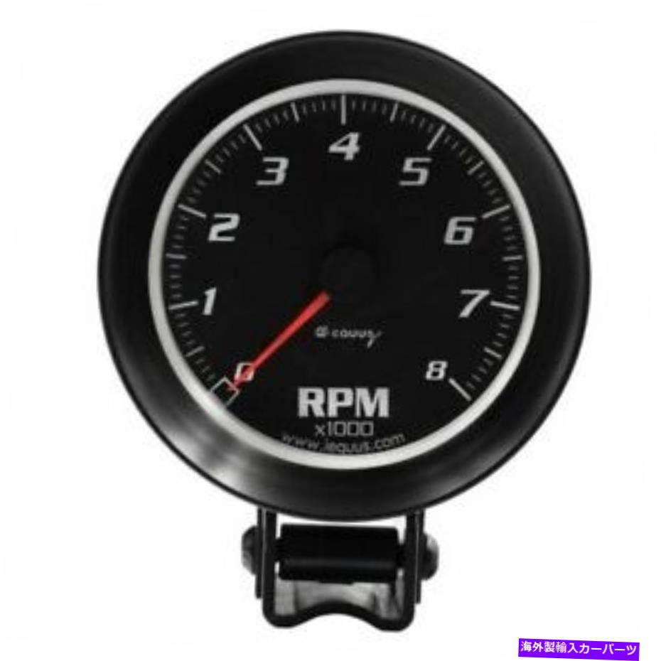 タコメーター エクウス3-3 / 8インチタコメーターブラックフェイス /ブラックベゼル6068 0-8000 rpm Equus 3-3/8 Inch Tachometer Black Faced / Black Bezel 6068 0-8000 RPM