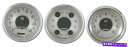タコメーター クラシック楽器すべてのアメリカンニッケルシリーズ3ゲージセットAN53SLC Speedo Tach classic instruments al...