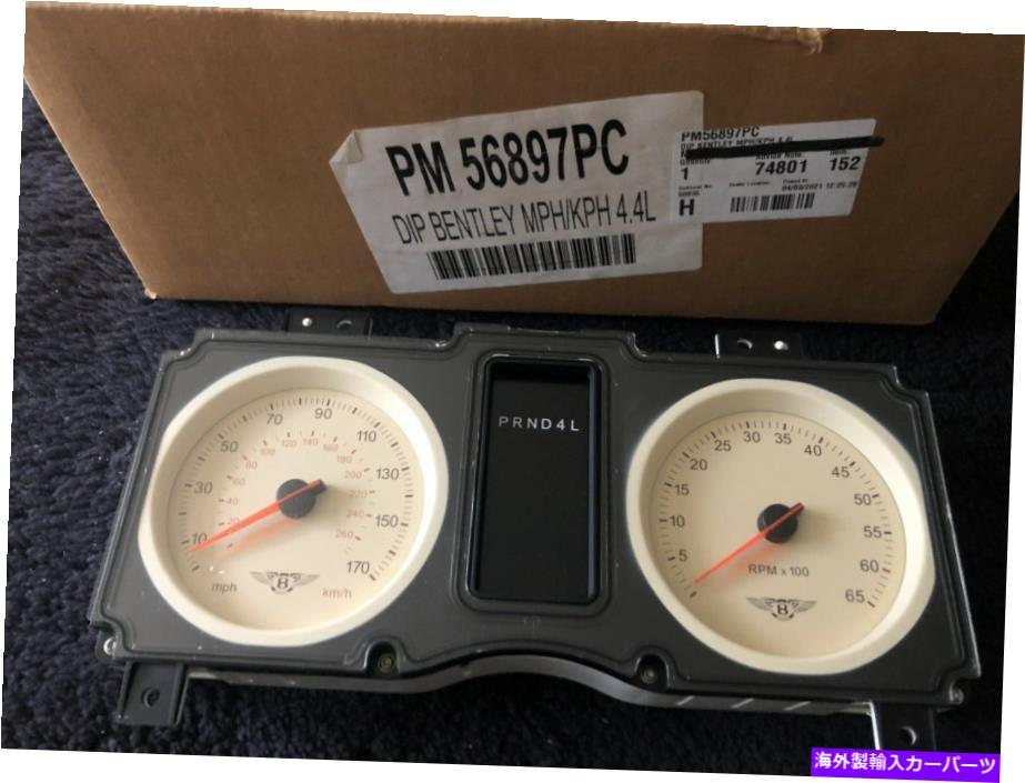 タコメーター Bentley Arnage Green Label 4.4 1999 Dip Tachomer Speedomater PM56897PC NOS OEM Bentley Arnage Green Label 4.4 1999 DIP Tachometer Speedometer PM56897PC NOS OEM