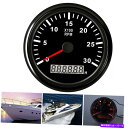 タコメーター 85mm防水マリンタコメーターカーボートタチョメーターゲージ時間メーター0-3000rpm 85mm Waterproof Marine Tach...