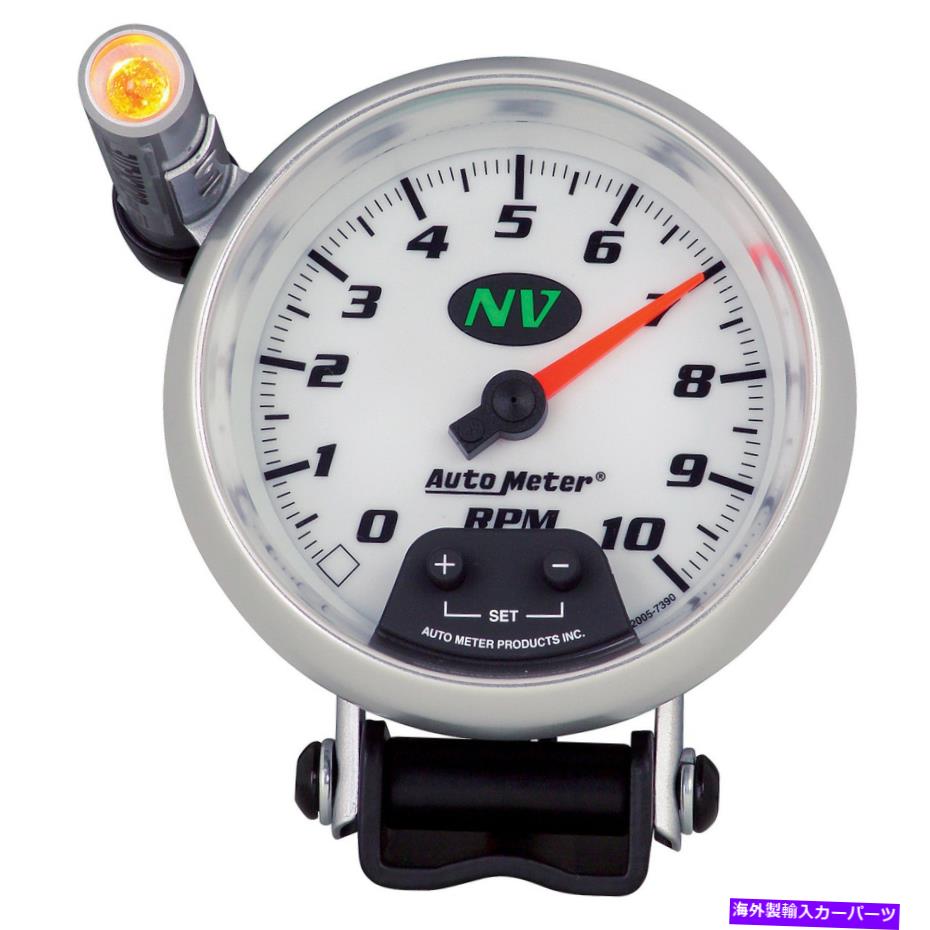 ᡼ ư7390 NV꡼᡼եȥ饤ȥ3-3/4ŵ AutoMeter 7390 NV Series Tachometer w/shift light Gauge, 3-3/4 in., Electrical