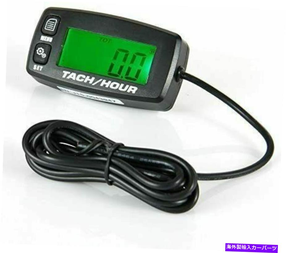 タコメーター デジタルタコメーターバックライト時間メーターオートバイ芝刈り機マリンスクーター Digital Tachometer Backlit Hour Meter Motorcycle Lawn mower Marine Scooter