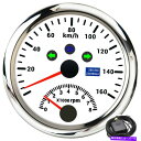 タコメーター 85mmホワイトGPSスピードメーターゲージ0-160km/ h w/ 0-8000rpmカーボート用タコメーター 85mm White GPS Speedometer Gauge 0-160km/h w/ 0-8000RPM Tachometer for Car Boat