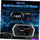 タコメーター obd2 hud gpsヘッドアップディスプレイタコメーターターボブーストデジタルカースピードメーター OBD2 HUD GPS Head Up Display Tachometer Turbo Boost Digital Car Speedometer