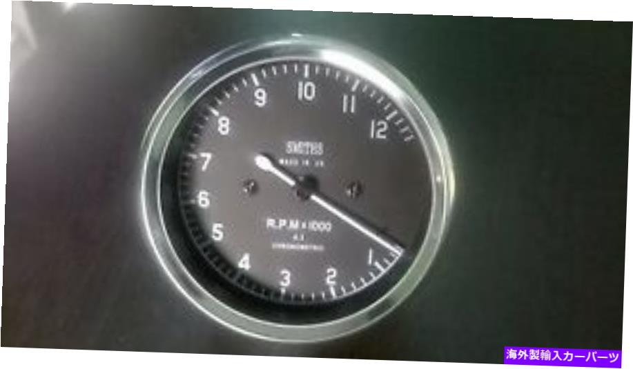 タコメーター スミスタコメーター80 mmフィットメントM18x1.5スレッドレプリカ4：1（12000 rpm） Smiths Tachometer 80 mm fitment M18x1.5 thread Replica 4 :1 (12000 rpm)