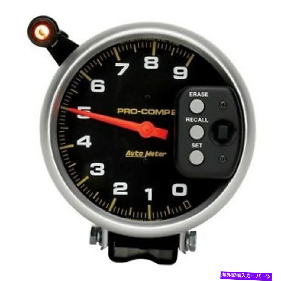 タコメーター Pro-comp II 5inサイズ0-9000 rpmメモリペデスタルタコメーターのオートメーター-6851 Auto Meter For Pro-Comp II 5in Size 0-9000 Rpm Memory Pedestal Tachometer - 6851