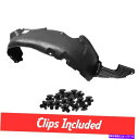 フェンダーライナー 2007-2010のクリップ付き新しいフロントパッセンジャーフェンダーライナーelantra hy1251112 New Front Passenger Fender Liner W/ Clips For 2007-2010 Elantra HY1251112