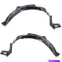 フェンダーライナー 2003年のホンダシビックフロント、ドライバーと乗客側セット2のフェンダーライナー Fender Liner For 2003 Honda Civic Front, Driver and Passenger Side Set of 2