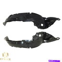 フェンダーライナー 左+右サイドフェンダーライナースプラッシュシールドペアセット2の02-06ホンダCR-V Left+Right Side Fender Liner Splash Shield Pair Set of 2 For 02-06 Honda CR-V