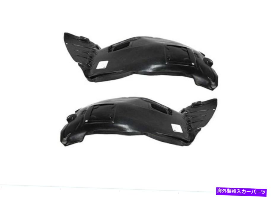 フェンダーライナー 06 BMW 325I/330I/325XI/330XIプラスチックセット2フロントと互換性のあるフェンダーライナー Fender Liner Compatible with 06 BMW 325i/330i/325xi/330xi Plastic Set of 2 Front