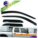 バグシールド フィット2002-2009 RAM 1500 2500クアッドキャブスモークウィンドウバイザーサンベントレインウィンドガード Fit 2002-2...