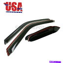 バグシールド US Smoke Window Vidor Vent Guard Fit 89-98 Chevrolet C/K 1500 2500拡張タクシー ...