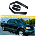 バグシールド 1997年から2003年フォードF-150拡張キャブピックアップベントウィンドウバイザーレインディフレクター For 1997-2003 Ford...