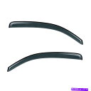 バグシールド ウィンドウバイザーデフレクターフィット05-14トヨタタコマ標準キャブベントレインガード2PC Window Visor Deflector fi...