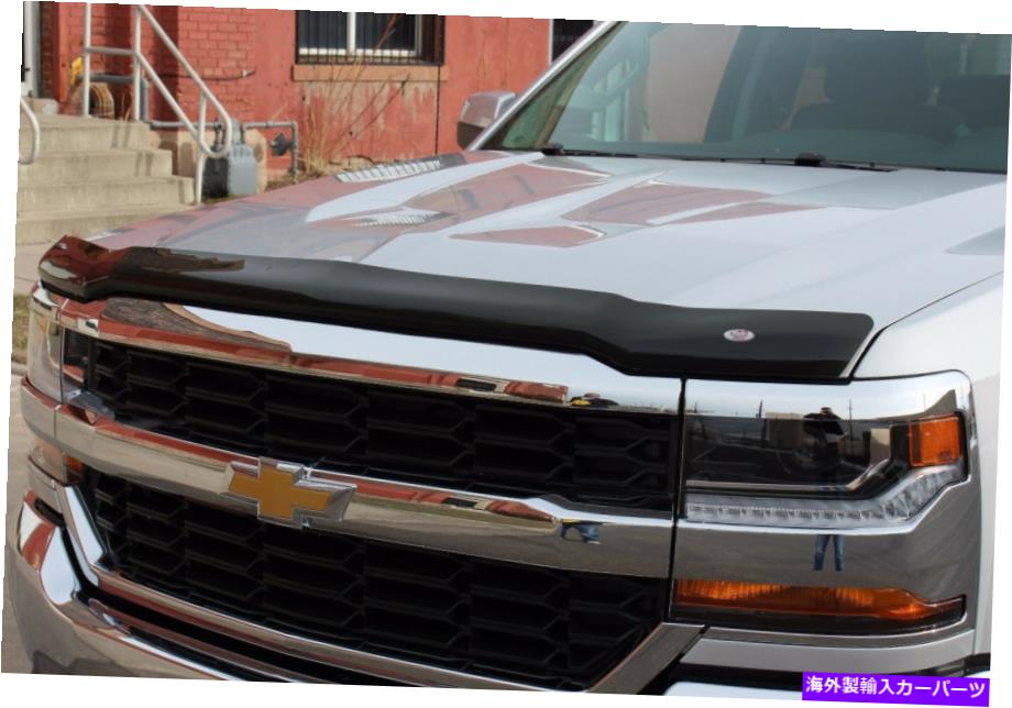 バグシールド GMC Sierra HD 2500 /3500 2015- 2018 Bugshield Hood Deflector Stone Guard GMC Sierra HD 2500 / 3500 2015 - 2018 Bugshield Hood Deflector Stone Guard