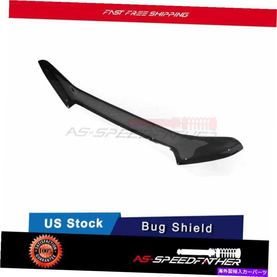 バグシールド 2014-2018 Subaru Forester Black Hood Deflectorバグシールド For 2014-2018 Subaru Forester Black Hood Deflector Bug Shield