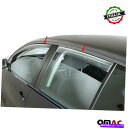 バグシールド ウィンドウバイザーベントサンシェードレインガード4PCSフィットアウディA3セダン2015-2022 Window Visor Vent Sun Shade Rain Guard 4pcs Fits Audi A3 Sedan 2015-2022(2)