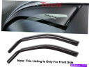 バグシールド Durango / Dakota Quad Cab FrontペアのWeathertechサイドウィンドウデフレクターダーク WeatherTec...