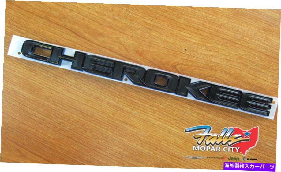 バグシールド 2018-2021 Jeep Grand Cherokee Black Nameplate New Mopar OEM 2018-2021 Jeep Grand Ch..
