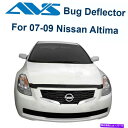 バグシールド AVS Aeroskin Smoke Hood Protector Bug Shield for 07-2009 Nissan Altima -322018 AVS Aeroskin Smoke Hood Protector Bug Shield For 07-2009 Nissan Altima - 322018(2)