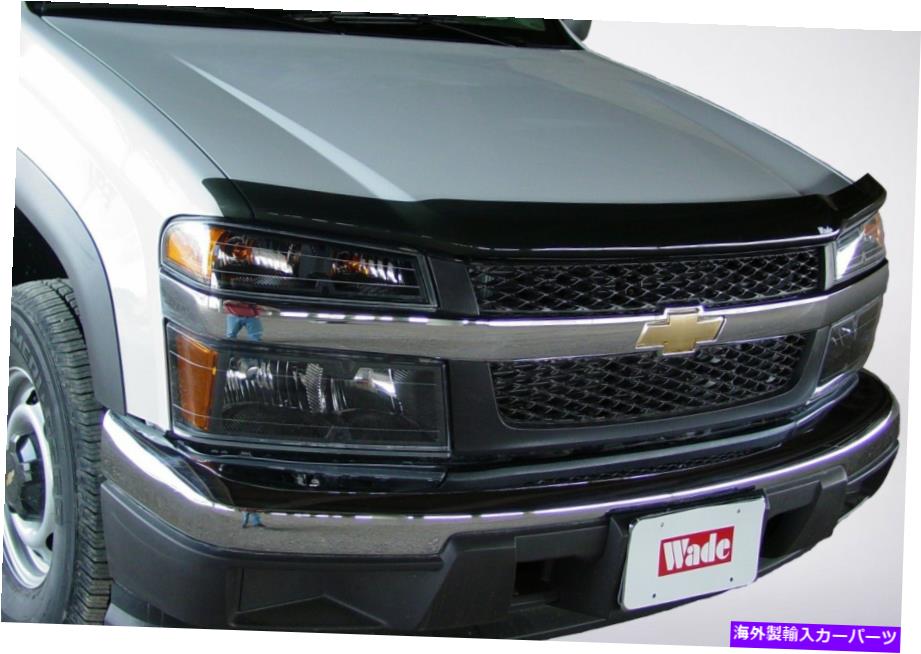 Chevy Colorado 2004 - 2012 Bugshield Hood Deflector Stone Guardカテゴリバグシールド状態新品メーカー車種発送詳細全国一律 送料無料 （※北海道、沖縄、離島は省く）商品詳細輸入商品の為、英語表記となります。Condition: NewYear: 2004 2005 2006 2007 2008 2009 2010 2011 2012Superseded Part Number: 04 05 06 07 08 09 10 11 12Country/Region of Manufacture: United StatesFinish: SmokeManufacturer Part Number: 91116Brand: Wade Automotive 条件：新品年：2004 2005 2006 2007 2008 2009 2010 2012 2012置換部品番号：04 05 06 07 08 09 10 11 12製造国/地域：米国仕上げ：煙メーカーの部品番号：91116ブランド：Wade Automotive《ご注文前にご確認ください》■海外輸入品の為、NC・NRでお願い致します。■取り付け説明書は基本的に付属しておりません。お取付に関しましては専門の業者様とご相談お願いいたします。■通常2〜4週間でのお届けを予定をしておりますが、天候、通関、国際事情により輸送便の遅延が発生する可能性や、仕入・輸送費高騰や通関診査追加等による価格のご相談の可能性もございますことご了承いただいております。■海外メーカーの注文状況次第では在庫切れの場合もございます。その場合は弊社都合にてキャンセルとなります。■配送遅延、商品違い等によってお客様に追加料金が発生した場合や取付け時に必要な加工費や追加部品等の、商品代金以外の弊社へのご請求には一切応じかねます。■弊社は海外パーツの輸入販売業のため、製品のお取り付けや加工についてのサポートは行っておりません。専門店様と解決をお願いしております。■大型商品に関しましては、配送会社の規定により個人宅への配送が困難な場合がございます。その場合は、会社や倉庫、最寄りの営業所での受け取りをお願いする場合がございます。■輸入消費税が追加課税される場合もございます。その場合はお客様側で輸入業者へ輸入消費税のお支払いのご負担をお願いする場合がございます。■商品説明文中に英語にて”保証”関する記載があっても適応はされませんのでご了承ください。■海外倉庫から到着した製品を、再度国内で検品を行い、日本郵便または佐川急便にて発送となります。■初期不良の場合は商品到着後7日以内にご連絡下さいませ。■輸入商品のためイメージ違いやご注文間違い当のお客様都合ご返品はお断りをさせていただいておりますが、弊社条件を満たしている場合はご購入金額の30％の手数料を頂いた場合に限りご返品をお受けできる場合もございます。(ご注文と同時に商品のお取り寄せが開始するため)（30％の内訳は、海外返送費用・関税・消費全負担分となります）■USパーツの輸入代行も行っておりますので、ショップに掲載されていない商品でもお探しする事が可能です。お気軽にお問い合わせ下さいませ。[輸入お取り寄せ品においてのご返品制度・保証制度等、弊社販売条件ページに詳細の記載がございますのでご覧くださいませ]&nbsp;