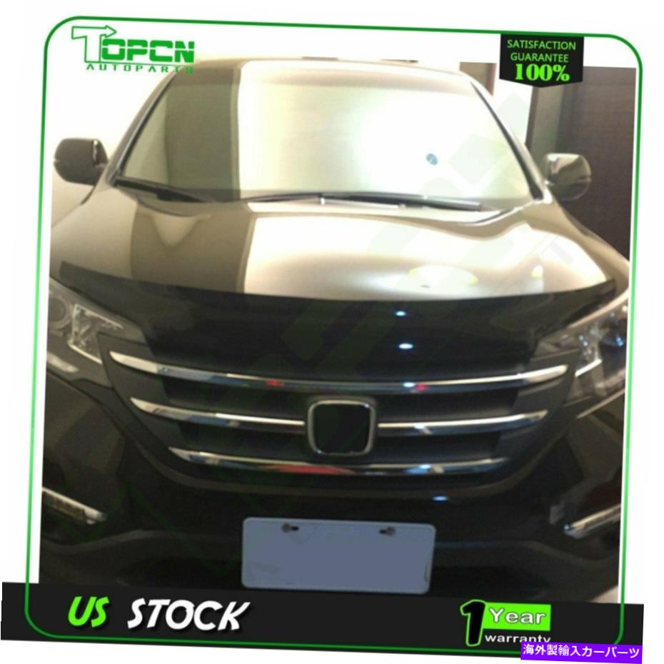 バグシールド 2011-2016 Honda CR-Vのバグフレクターダークスモークフードシールド Bugflector Dark Smoke Hood Shield For 2011-2016 HONDA CR-V【並行輸入品】