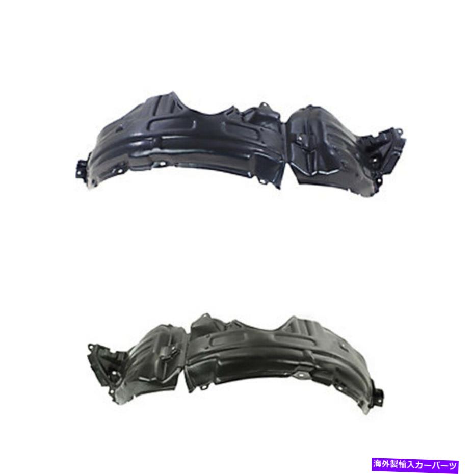 フェンダーライナー 2つのフロントドライバーと助手席側のフェンダーライナーセットトヨタエコーに適合する Fender Liner Set of 2 Front Driver And Passenger Side Fits Toyota Echo