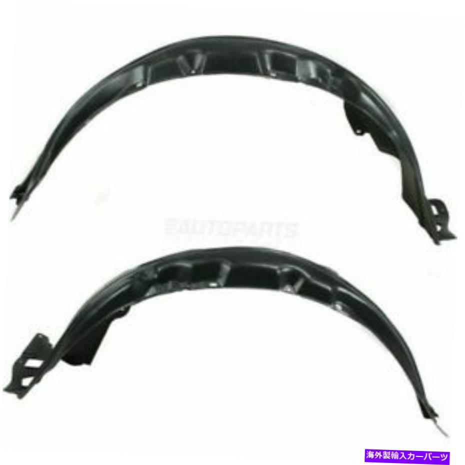 フェンダーライナー 新しいフロント左＆右側の内側フェンダーライナー4ドアフィット2007-2012 Acura RDX New Front Left & Right Side Inner Fender Liner 4-Door Fits 2007-2012 Acura RDX 1