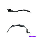 フェンダーライナー 2つのフロントドライバーと乗客のサイドのフェンダーライナーセットポンティアックグランプリ Fender Liner Set of 2 Front Driver & Passenger Side Fits Pontiac Grand Prix