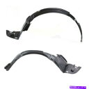 フェンダーライナー フィット05-07オデッセイフロントスプラッシュシールドインナーフェンダーライナー左&右セットペア Fits 05-07 Odyssey Front Splash Shield Inner Fender Liner Left & Right SET PAIR