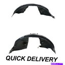 フェンダーライナー 2つのフロントドライバーと乗客のサイドのフェンダーライナーセットFord Freestyle Fender Liner Set of 2 Front Driver & Passenger Side Fits Ford Freestyle