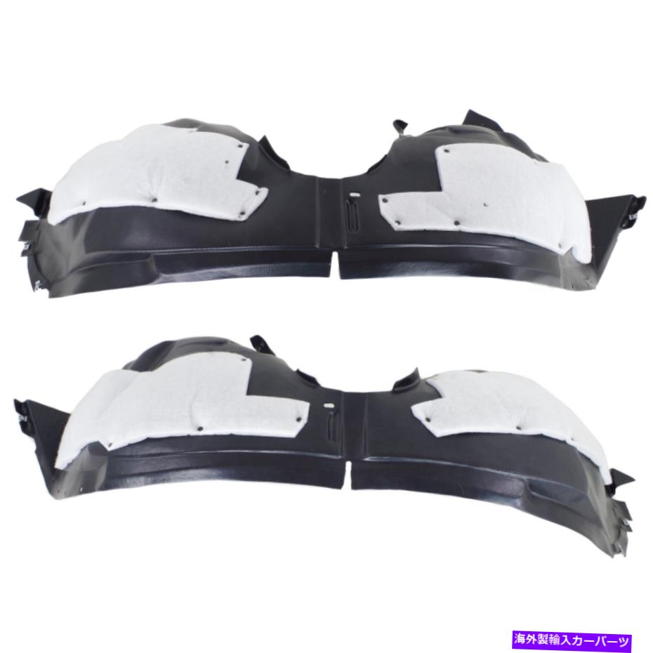 フェンダーライナー DE9Z16102A、DE9Z16103A 2つのフロントドライバーと助手席側LH RHペアの新しいセット DE9Z16102A, DE9Z16103A New Set of 2 Front Driver & Passenger Side LH RH Pair