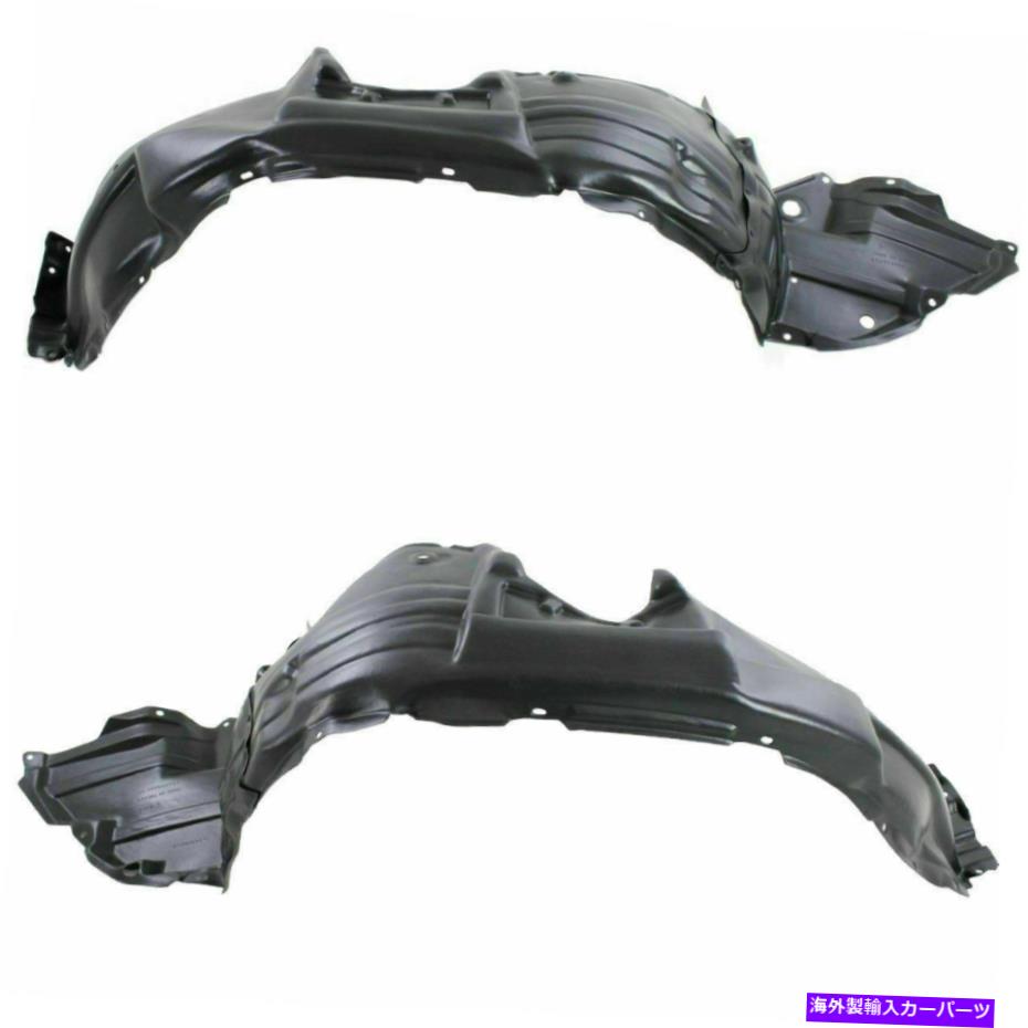 フェンダーライナー 2つの新しいセットはトヨタハイランダー2011-13フロント左＆右側フェンダーライナー New Set of 2 Fits TOYOTA HIGHLANDER 2011-13 Front Left & Right Side Fender Liner